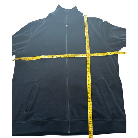 Daniel Buchler- Buttery Soft Black Velour Jacket - XXL - Picture 8 of 8